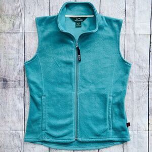 EUC Womens Small Petite Woolrich Full Zip Fleece Vest